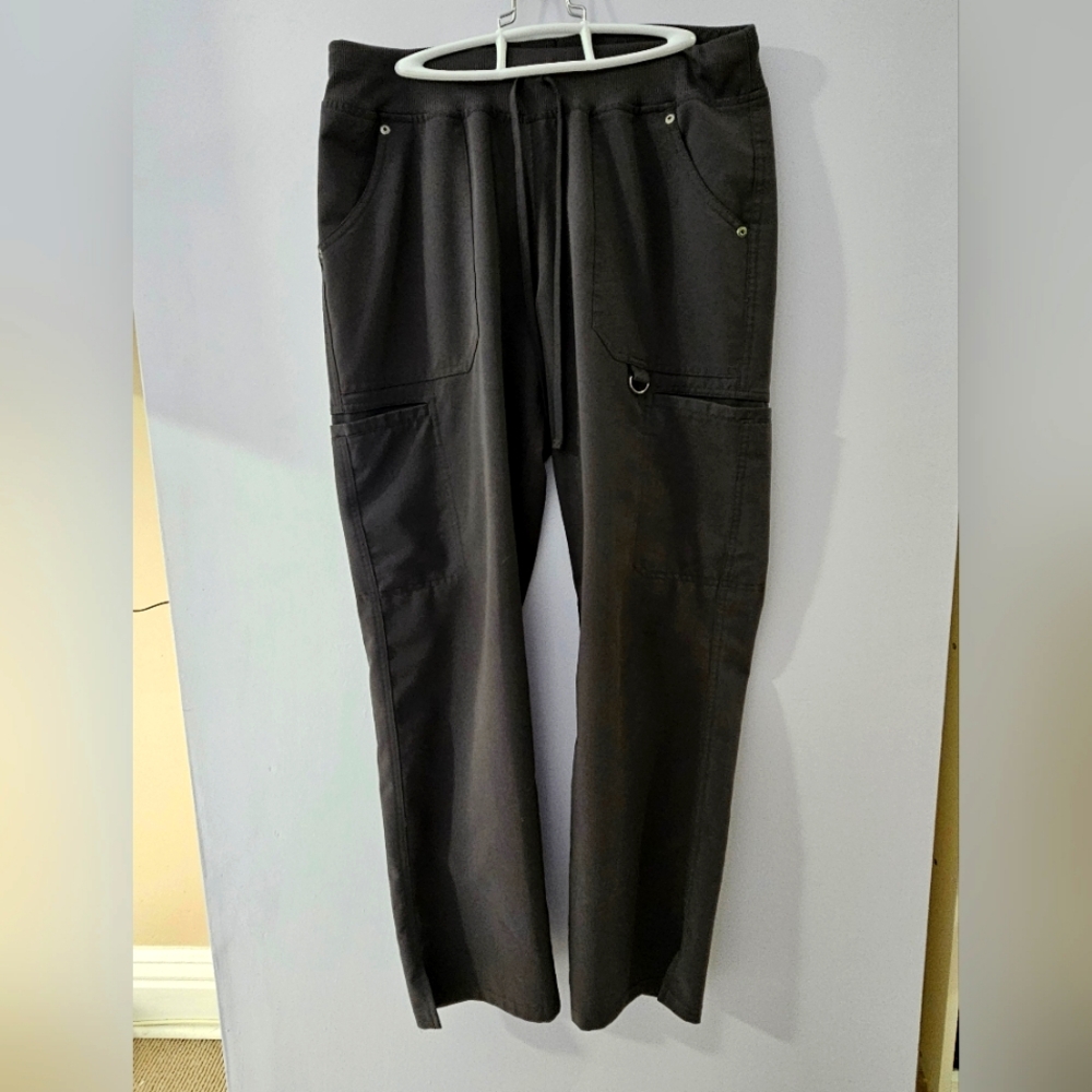 Dickies Scrub Pants. size medium. Black, straight leg cut.